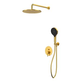 Душевой комплект WHITECROSS Y YSET04TOPGLB брашированное золото